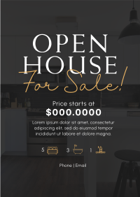 Open Grey House Flyer