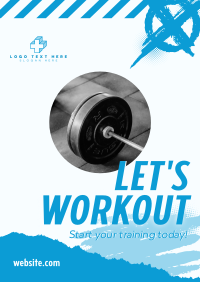 Start Gym Training Poster