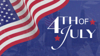 4th of July Flag Animation