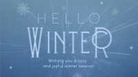 Cozy Winter Greeting Animation