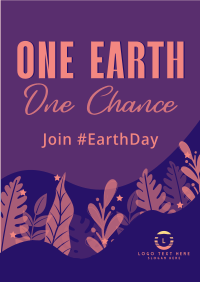 One Earth One Chance Celebrate Poster