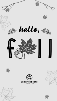 Hello Fall Greeting Instagram Reel