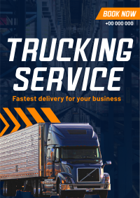 Trucking Delivery  Flyer