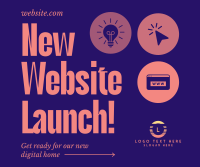 Corporate Website Launch Facebook Post