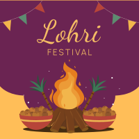 Lohri Festival Linkedin Post