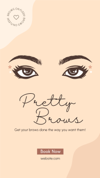 Pretty Brows Instagram Story Image Preview