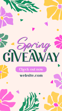 Spring Giveaway Flowers YouTube Short