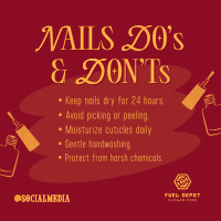 Nails Dos and Donts Instagram Post Image Preview