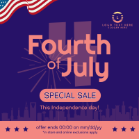 Fourth of July Promo Instagram Post