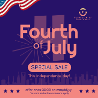 Fourth of July Promo Instagram Post Design