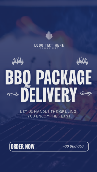 Barbecue Package Delivery YouTube Short Design