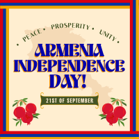 Armenia Independence Day Instagram Post example 2