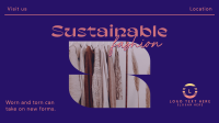 Elegant Minimalist Sustainable Fashion Animation