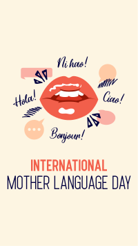 Language Day Greeting Facebook Story