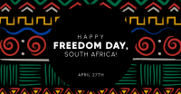 Freedom Day Patterns Facebook Ad