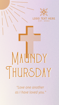 Holy Week Maundy Thursday Video