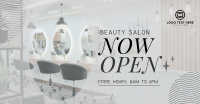 Hair Salon is Open Facebook Ad