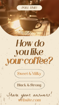 Coffee Customer Engagement Instagram Reel Image Preview