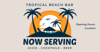 Tropical Beach Bar Facebook Ad