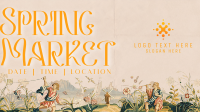 Rustic Spring Sale Facebook Event Cover