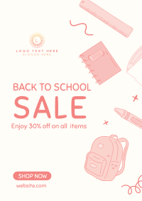 Back to School Sale Flyer Design