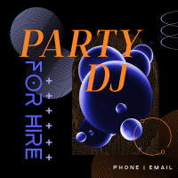 Party DJ Instagram Post Design