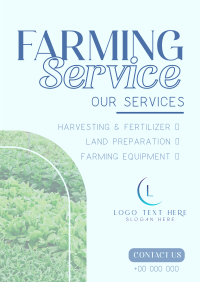 Farmland Exclusive Service Poster