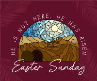 Modern Easter Sunday Facebook Post