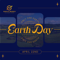 Earth Day Minimalist Instagram Post Image Preview