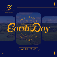 Earth Day Minimalist Instagram Post