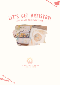 Let's Get Artistry Flyer