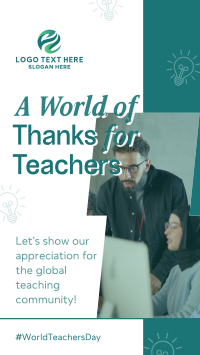 Modern Teachers Day Instagram Reel Image Preview