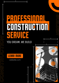 Construction Worker Poster example 3