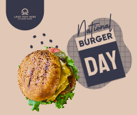 Fun Burger Day Facebook Post