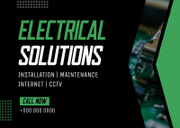 Electrical Solutions Postcard