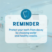 Dental Reminder Linkedin Post