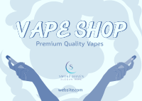 Premium Vapes Postcard Image Preview