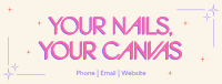 Nail Salon Services Facebook Cover Image Preview