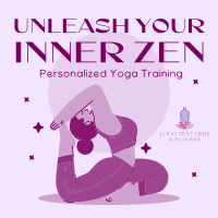 Quirky Yoga Unleash Your Inner Zen Instagram Post