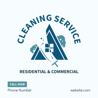House Cleaning Service Instagram Post Design