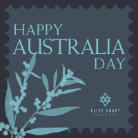 Golden Wattle Stamp Instagram Post