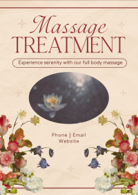 Floral Elegant Spa Flyer