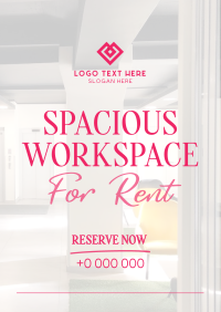 Spacious Space Rental Flyer