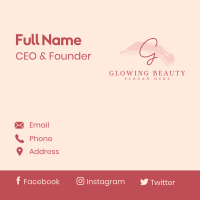 Classy Cosmetic Spa Lettermark Business Card Image Preview