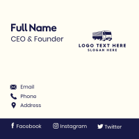 Express Truck Delivery Business Card Image Preview