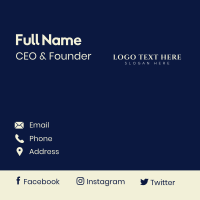 Luxurious Professional Wordmark Business Card Image Preview