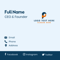 Software Company Letter P Business Card Image Preview