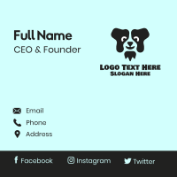 Black Dog Business Card Image Preview