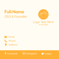 Cheese Slice Business Card Image Preview