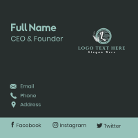 Elegant Beautiful Lettermark  Business Card Image Preview